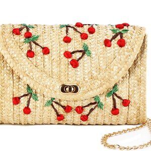 Versatile Straw Beach Shoulder Bag - Stunning Crossbody Purse for Every Occasion